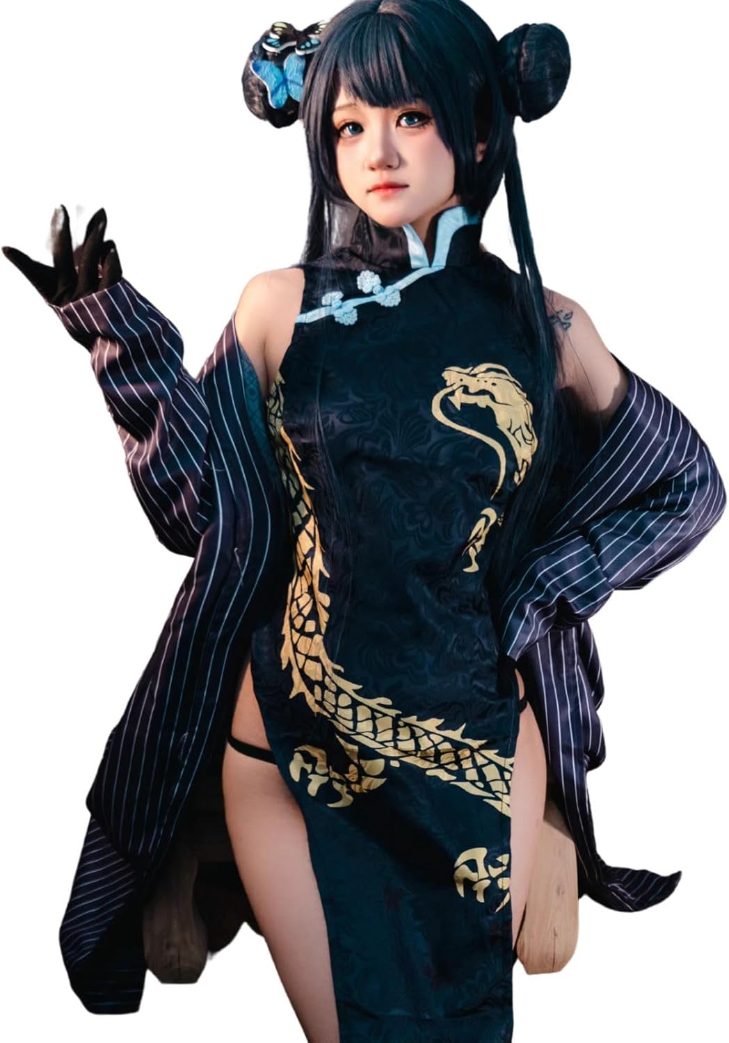 [milky time] ブルーアーカイブ 竜華キサキ コスプレ ハロウィン チャイナドレス